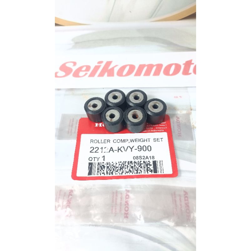 Roller roller 6Pcs KVY Motor BEAT KARBU SCOOPY KARBU, SPACY KARBU