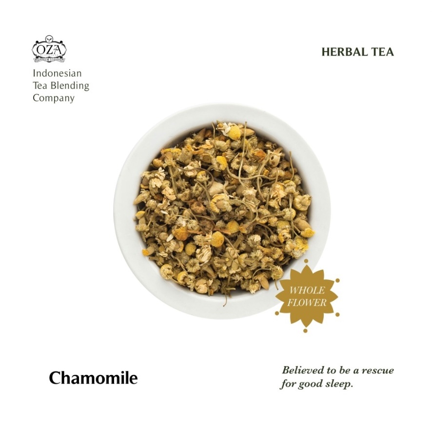 

OZA Tea - Chamomile | Artisan Tea - Herbal Tea | Specialty Grade | Teh Premium | 40 gram (10 cups)