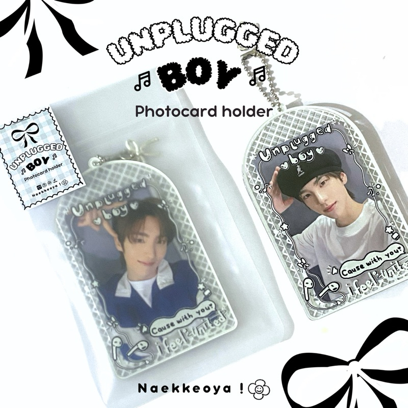 

TWS - Unplugged Boy Clear Photocard pc holder Cahol plot twist shinyu dohoon younghae jihoon hanjin kyungmin 247withus summer beat sparkling blue pledis