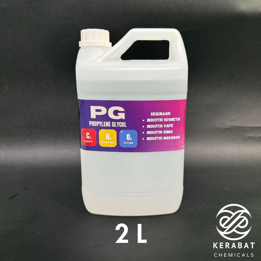 2 Liter Propylene Glycol, PG Propilen Glikol Murni USP Food Grade