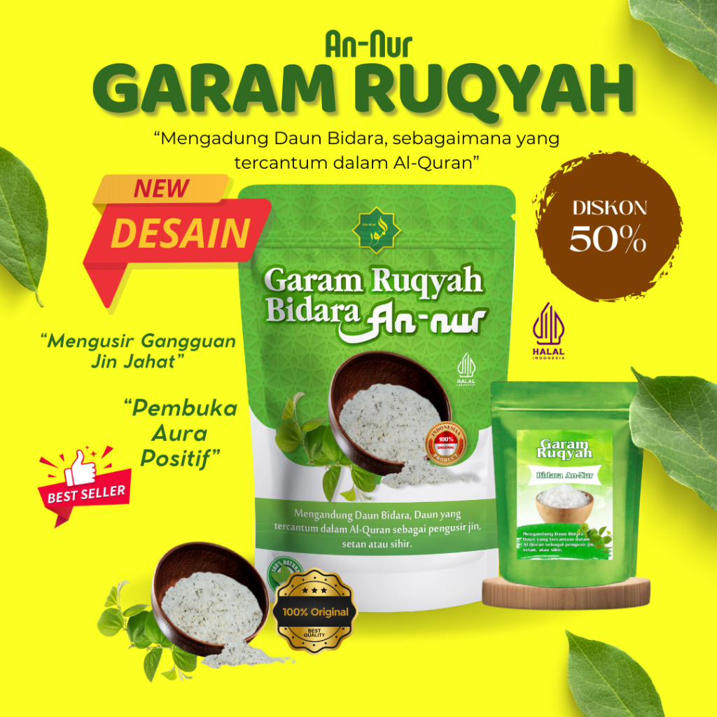 

Garam Rukyah Bidara An-nur - Penangkal Sihir Kebangrutan Usaha