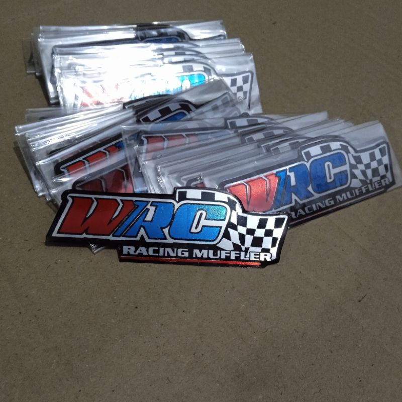 Promo Emblem Knalpot New Wrc Muffler