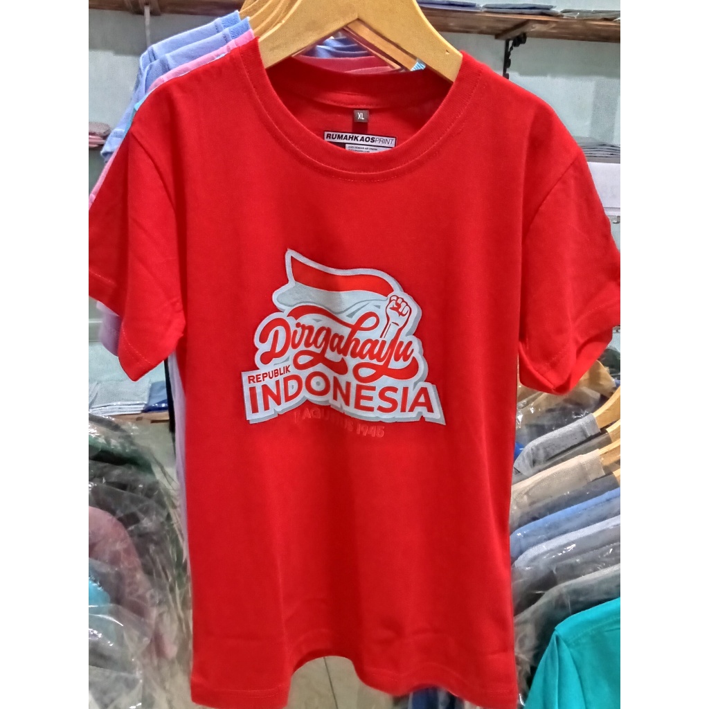 KAOS ANAK DIRGAHAYU REPUBLIK INDONESIA