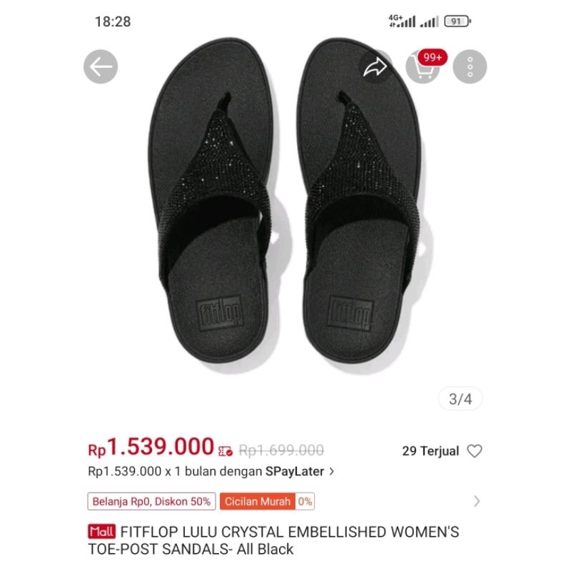 Sandal Fitflop preloved