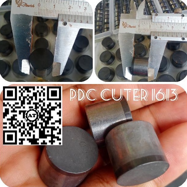 

KODE O7E7 PDC Cutter 1613 sperpart driling cuter pdc Termurah terlaris ade teknik