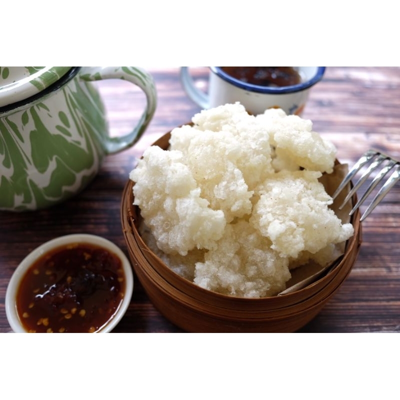 

Cirengcrispi original mentah (lengkap sambel rujak)