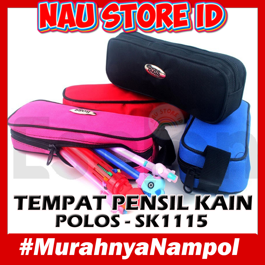 

[ TEMPAT PENSIL KAIN ] TEMPAT PENSIL KAIN SIMPLE POLOS / Kotak Pensil Kain Polos SK-1115 /Tempat Pensil office - ATK - NAU STORE ID