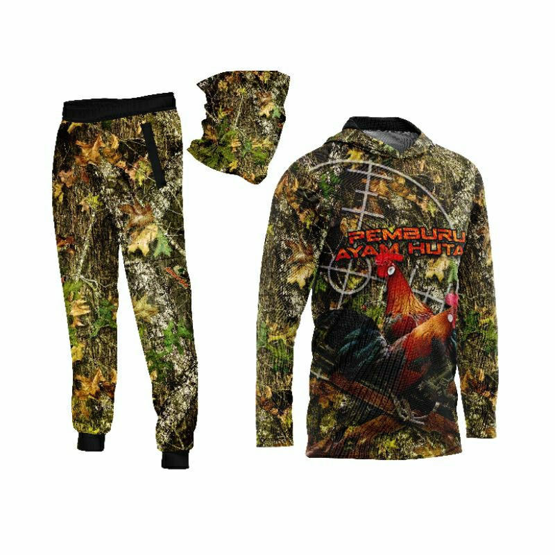 Jersey Camo Berburu Stelan