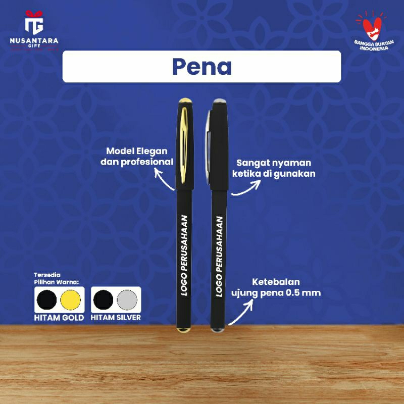 

Pena Besi Premium Bisa Custom Nama dan Logo Perusahaan