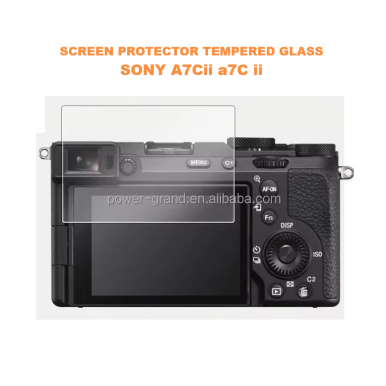 LCD Screen Protector For Sony Alpha A7C Mark II 7CII A7C II A7C2 Tempered Glass Sony A7Cii