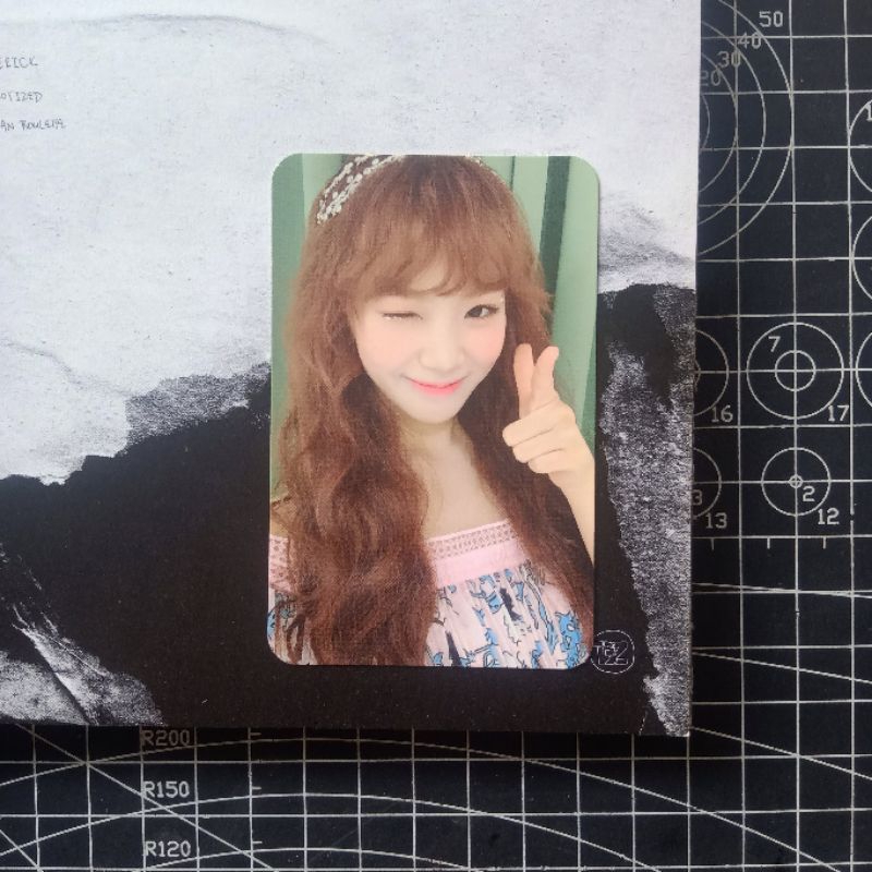 WTS WANT TO SELL PC PHOTOCARD OFFICIAL KIM CHAEWON IZONE SECRET TIME