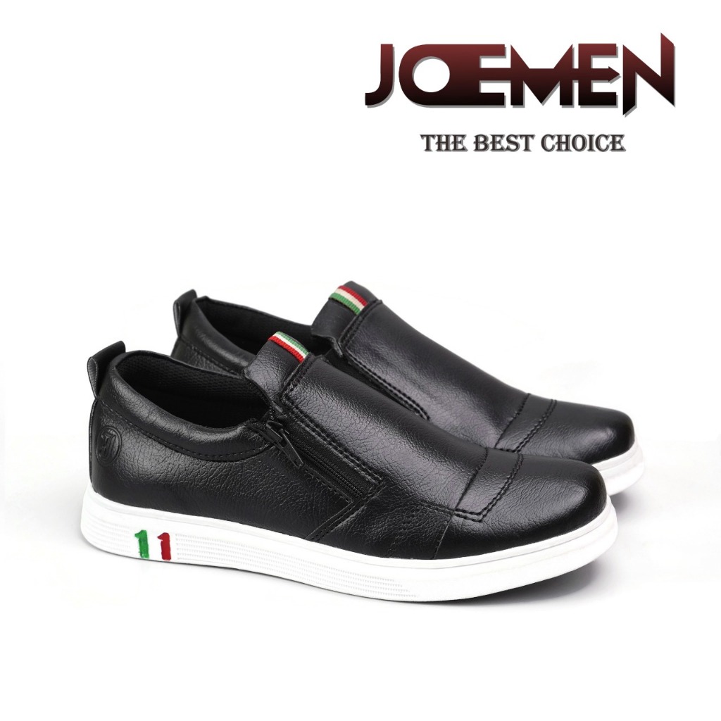 SEPATU KULIT PRIA SEPATU SLIP ON PRIA SEPATU KANTOR PRIA ORIGINAL JOEMEN J 64