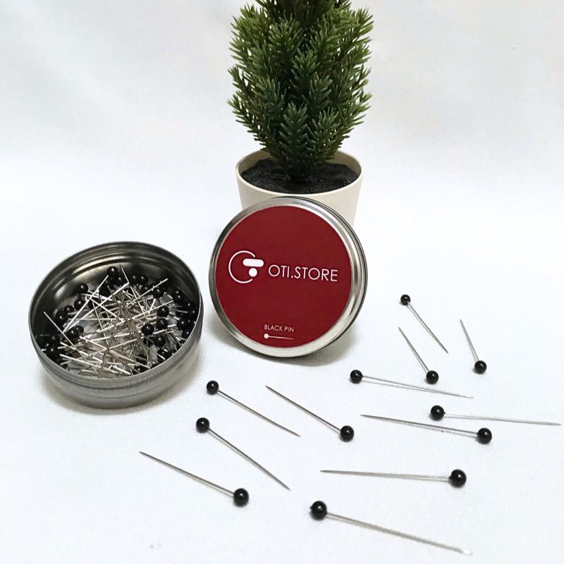 JARUM PENTUL PREMIUM | JARUM PENTUL HITAM | JARUM PENTUL SILVER | JARUM PENTUL 4cm