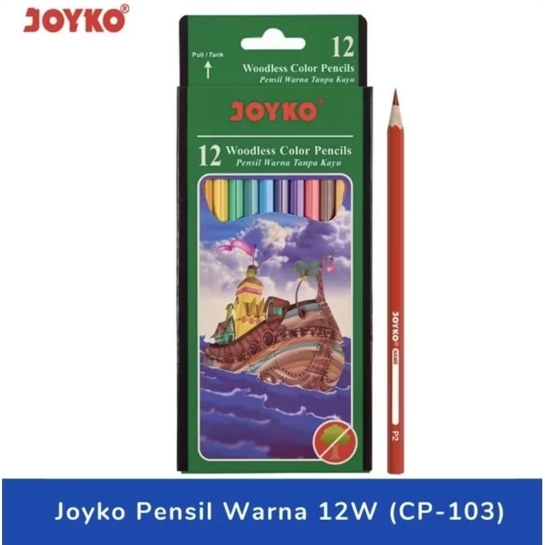 

Pensil Warna 12 Panjang Joyko CP-103