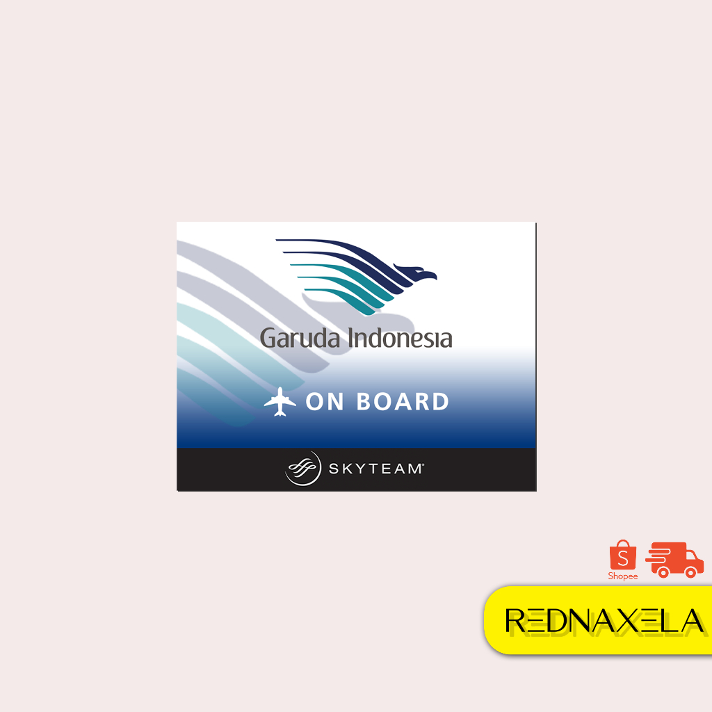 

Stiker Vinyl Garuda Indonesia Stiker Koper On Board Sign Sticker