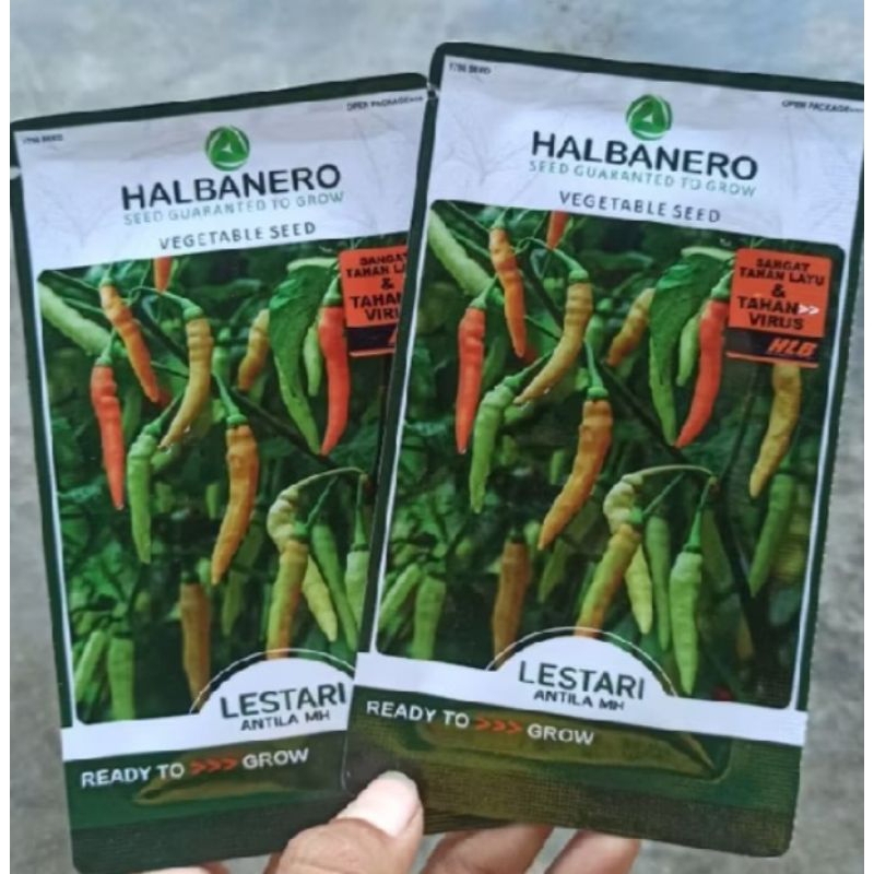 Reepack 100 Biji Cabe Lestari Halbanero | Benih Cabai Rawit Halbanero | Benih Cabe Rawit