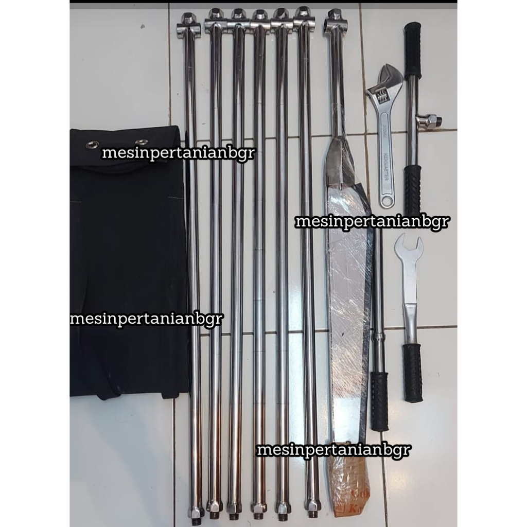 Bor Tanah Gambut Kedalaman 10 Meter - Bor Sampling Tanah Gambut Stainless