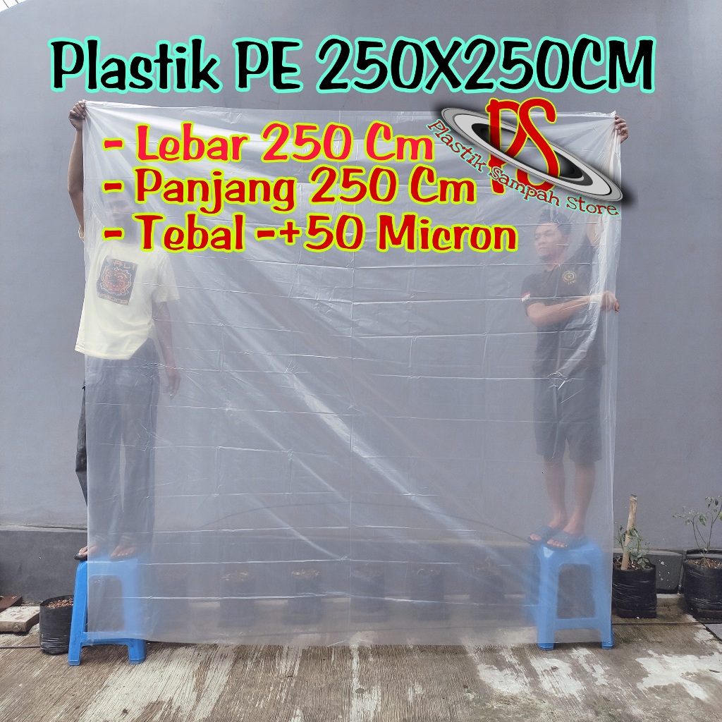 Plastik Pembungkus Kasur 200 Cm Plastik Bening 250  x 250 Cm , Plastik Pembungkus Kasur 250 x 250 Cm