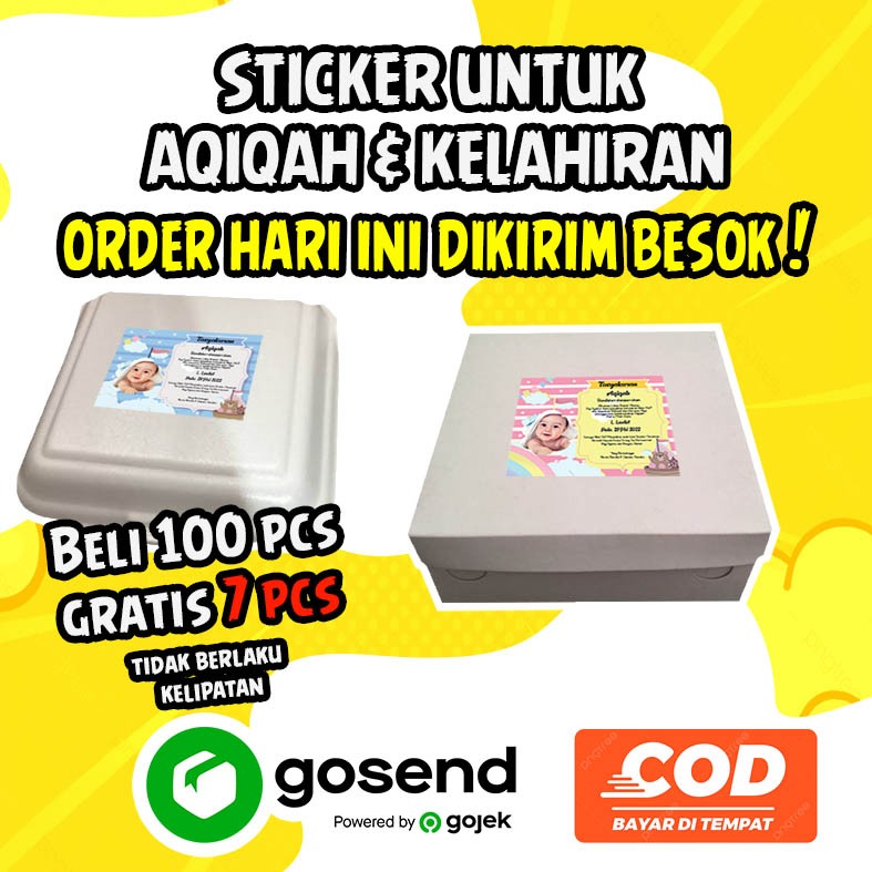 

Stiker Tasyakuran Aqiqah atau Syukuran Lahiran Bayi