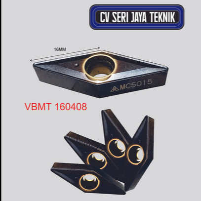 INSERT VCMT / VBMT 1604 INSERT VCMT / VBMT 16 04 PAHAT BUBUT MATA BUBUT