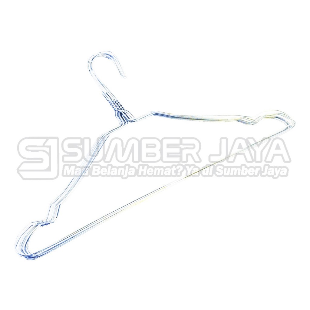 Hanger Baju Stainless Gantungan Baju Pakaian 1 Lusin