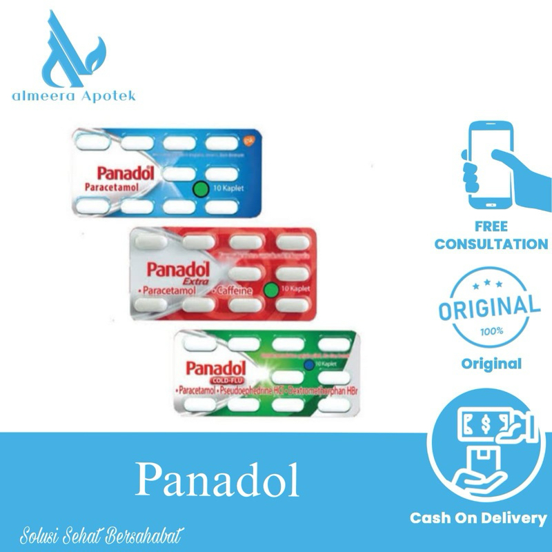 PANADOL BIRU/MERAH/HIJAU