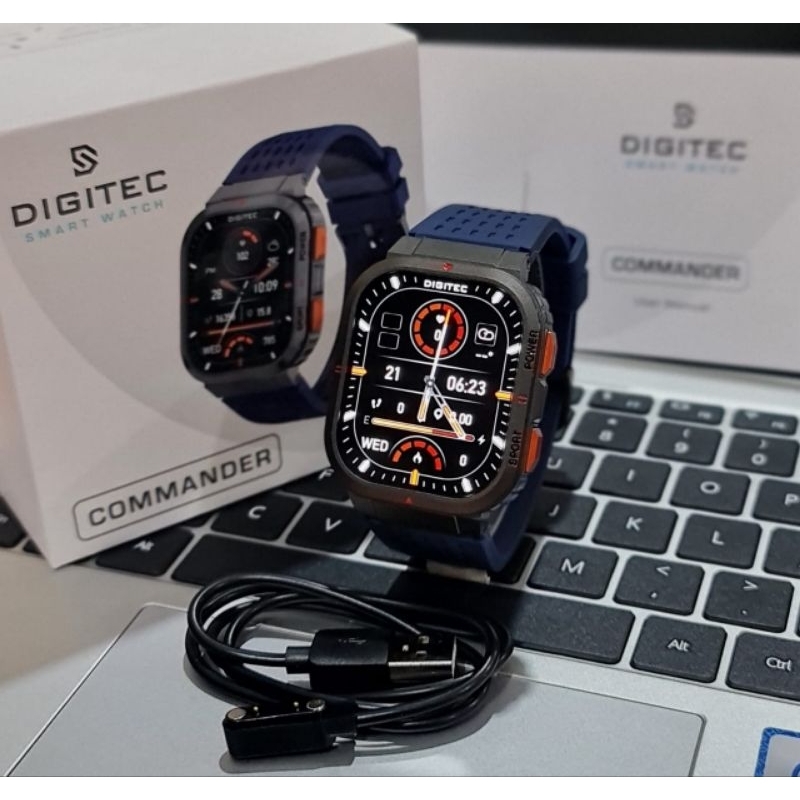 Original SmartWatch DIGITEC COMMANDER Pria AMOLED Garansi Resmi 100% 1 Tahun