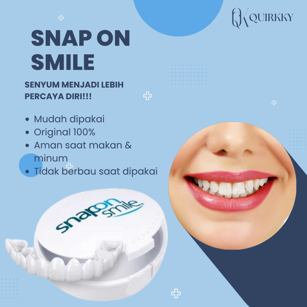 Instan GigVeneer i Palsu Lepas Pasang Tiruan Snap On Smile Bisa