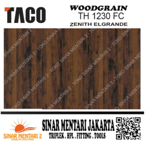 TACO HPL WOODGRAIN TH 1230 FC ZENITH ELGRANDE