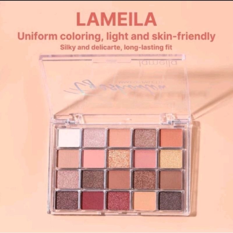 Lameila 5260 Eyeshadow Palette 20 Warna Eyeshadow Waterproof dan Tahan Lama