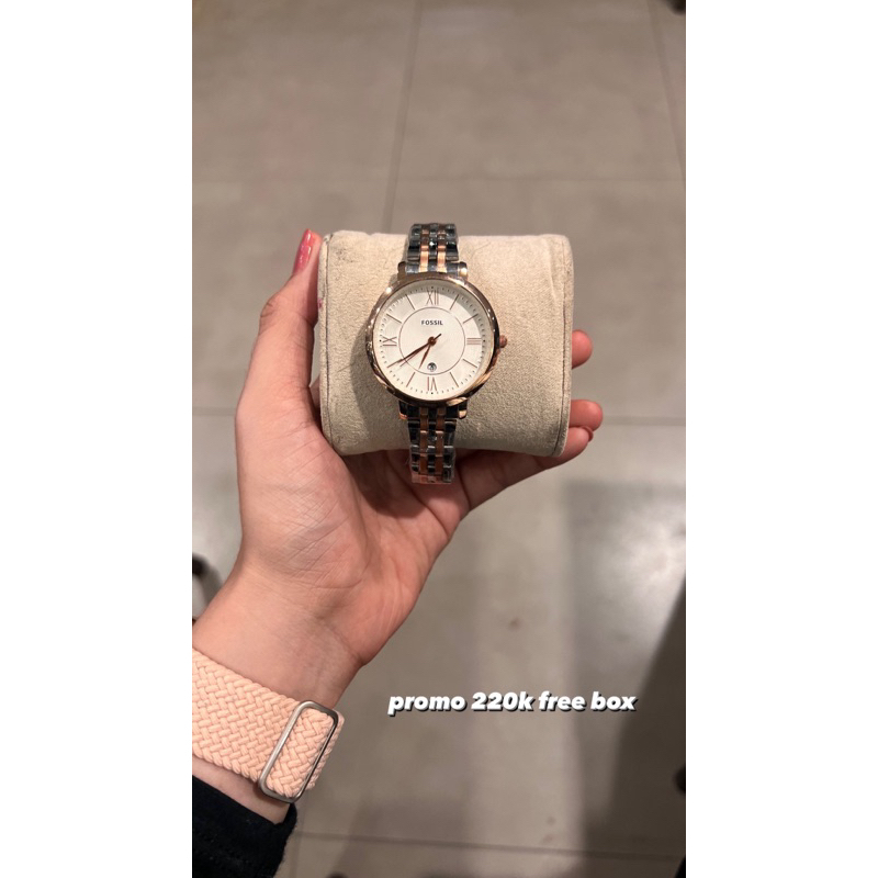 jam cantik silver cewek
