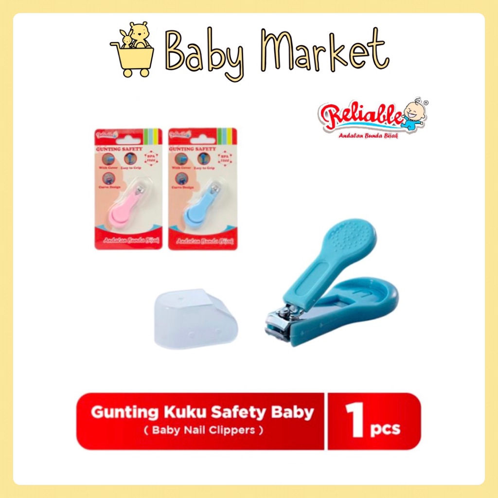 Reliable Gunting Clipper Kuku Bayi Anak Ujung Bulat - Safety Clipper