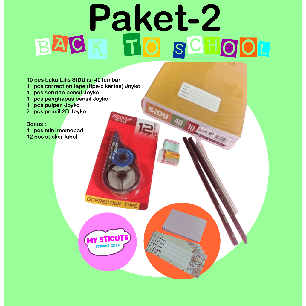 

Paket Back to School Alat Tulis-Buku Sidu Coklat-Vol.2