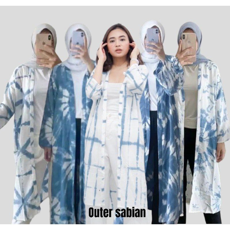 Outer Wanita Muslimah / Outer Cardigan / Outerwear Bridesmaid / Outer Rayon Panjang Motif Handmade