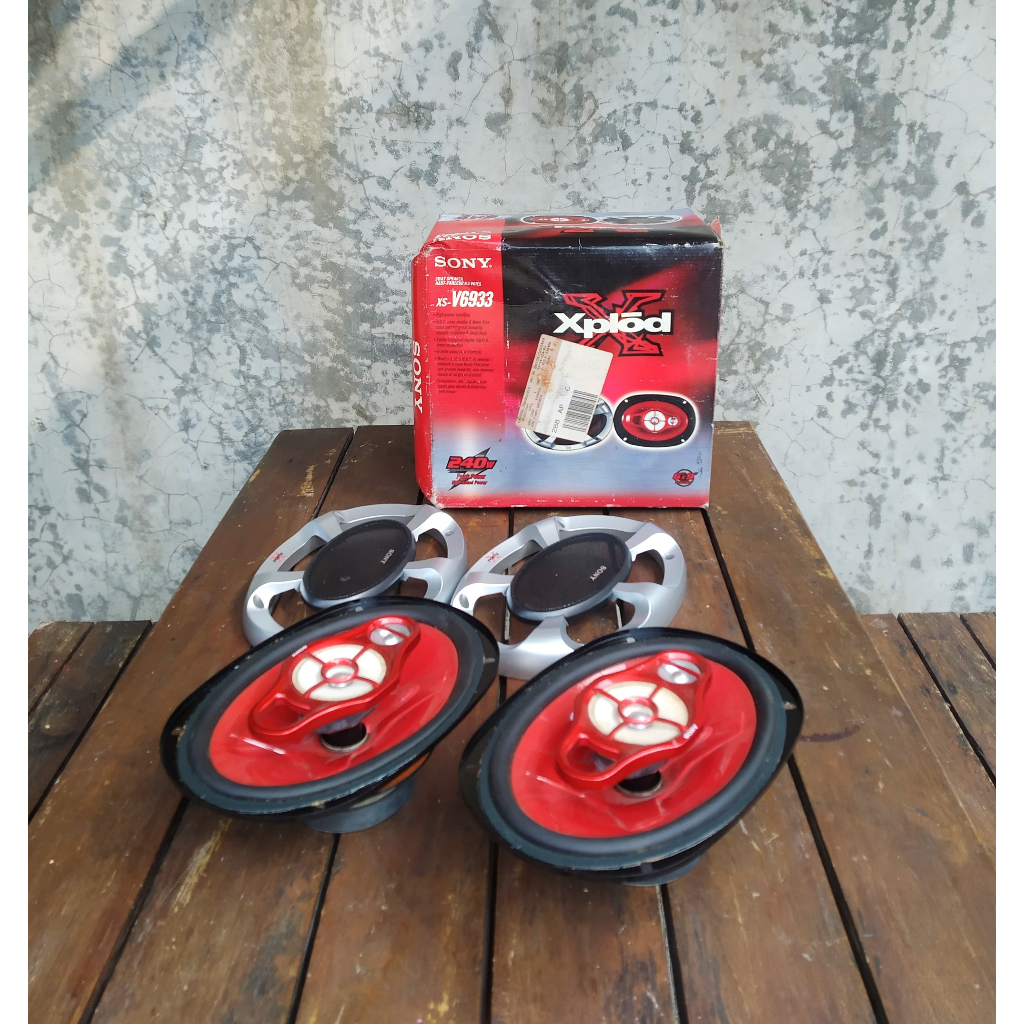 Speaker Mobil Sony Xplod 3-way/Sony XS-V6933 6 x 9 inci