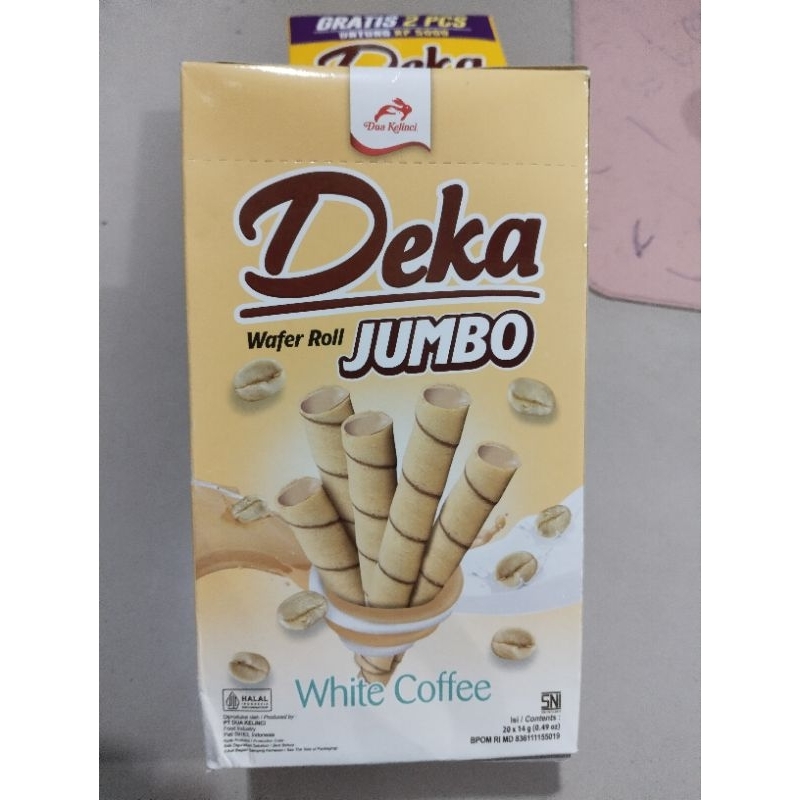 

GRATIS 2 pcs Deka wafer roll jumbo 20x14 gram