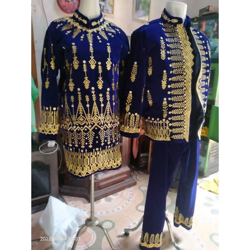 Baju pengantin Palembang full bordir
