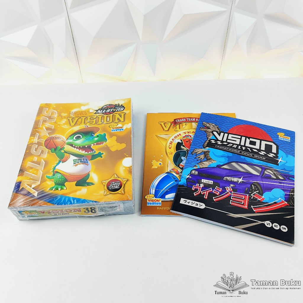 

Buku Alat Tulis Vision 38 Lembar Satuan Buku Sekolah