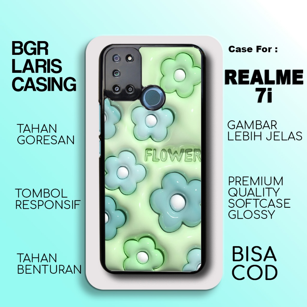 Case Realme 7i Terbaru - Realme 7i - Motif Cute01 - Hardcase Premium Glossy - Softcase Hp Realme Bgr