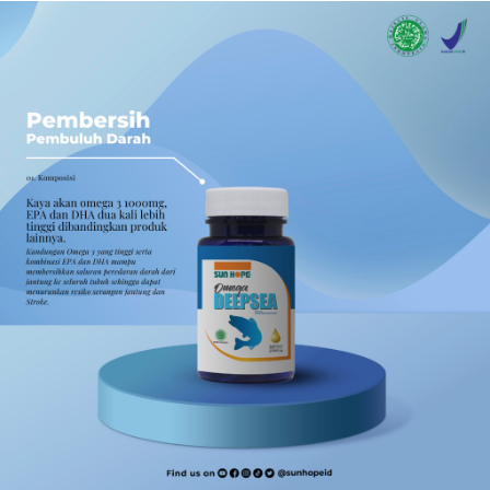 SUNHOPE DEEP SEA deepsea sunhope minyak ikan omega 3