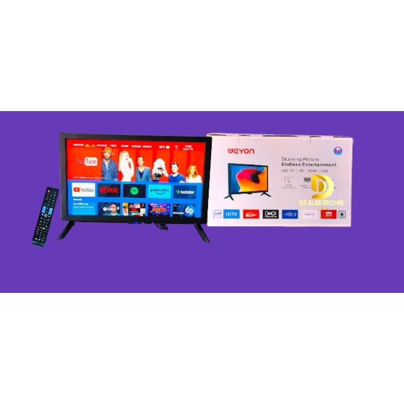 TV Led Smart Weyon 24" (Baru/Garansi)