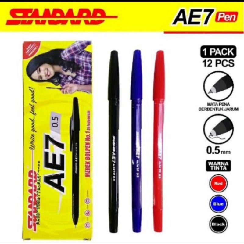 

Bolpen standard ae-7