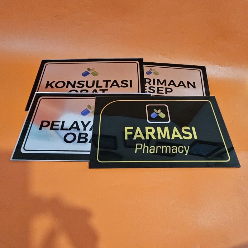 

Akrilik Nama Ruang Farmasi / Pharmacy, Papan Nama Ruangan Akrilik