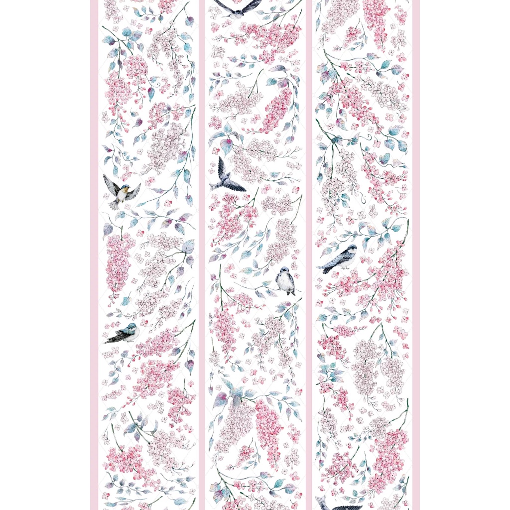 

(Kiricart) Bobo Sticker Bird paradise flowers PET Tape DIY Journal Scrapbook