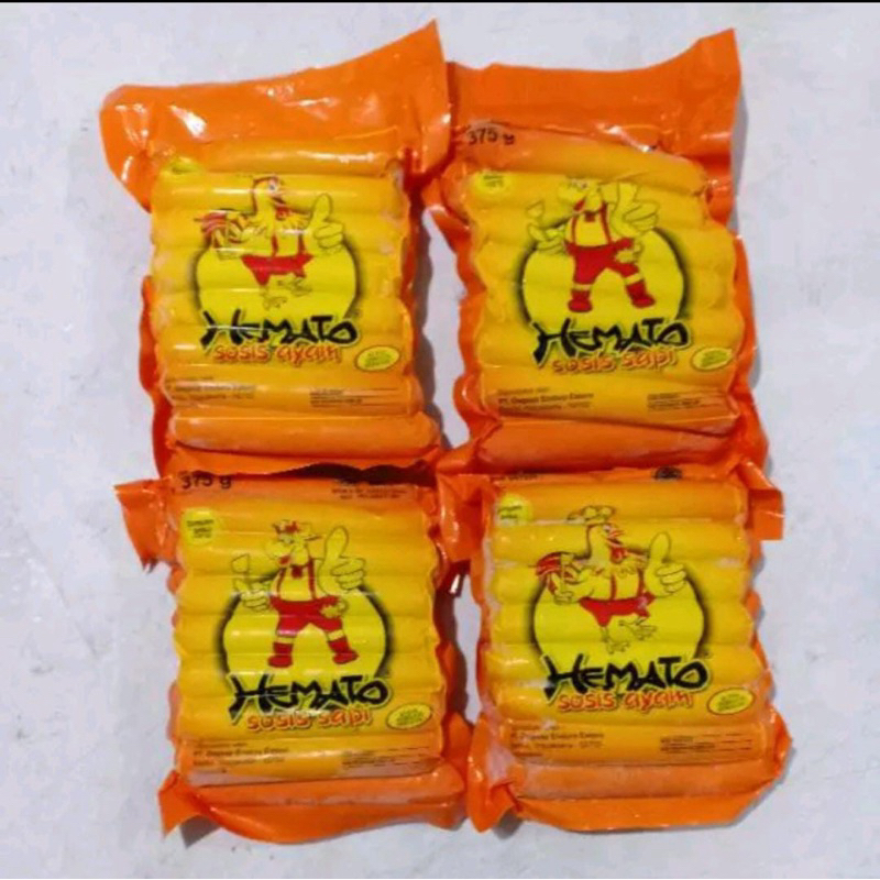 

HEMATO sosis 375gr (sapi & ayam 15pcs)