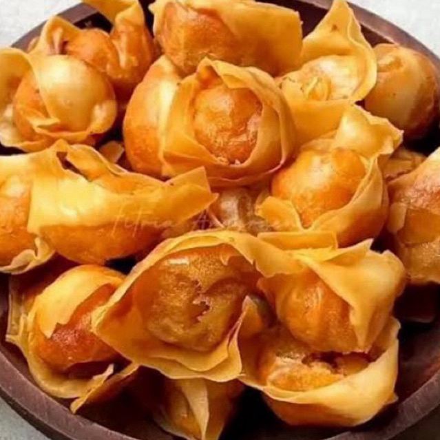 

Mini Wonton Goreng Pangsit Mini Crispy Pangsit Goreng Krispi 500gr