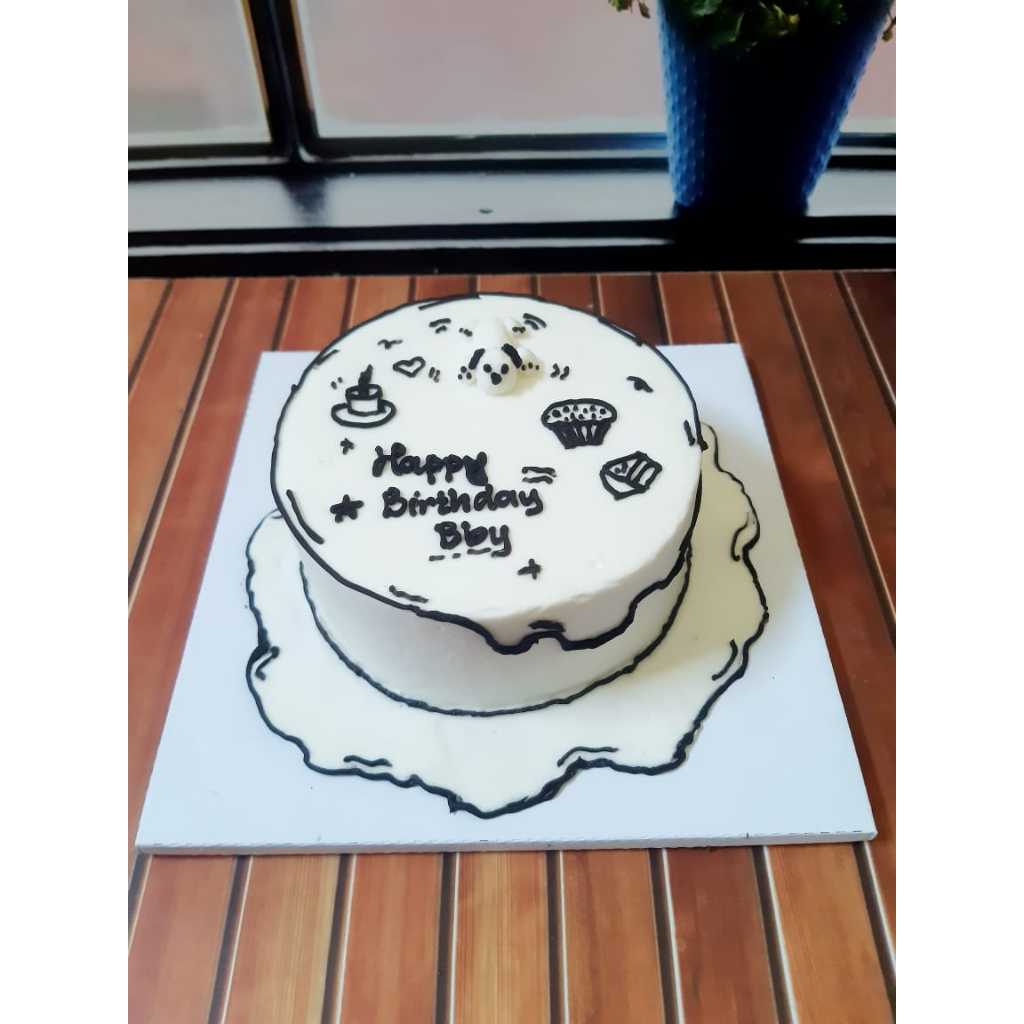 

comic cake bisa custom bisa dadakan