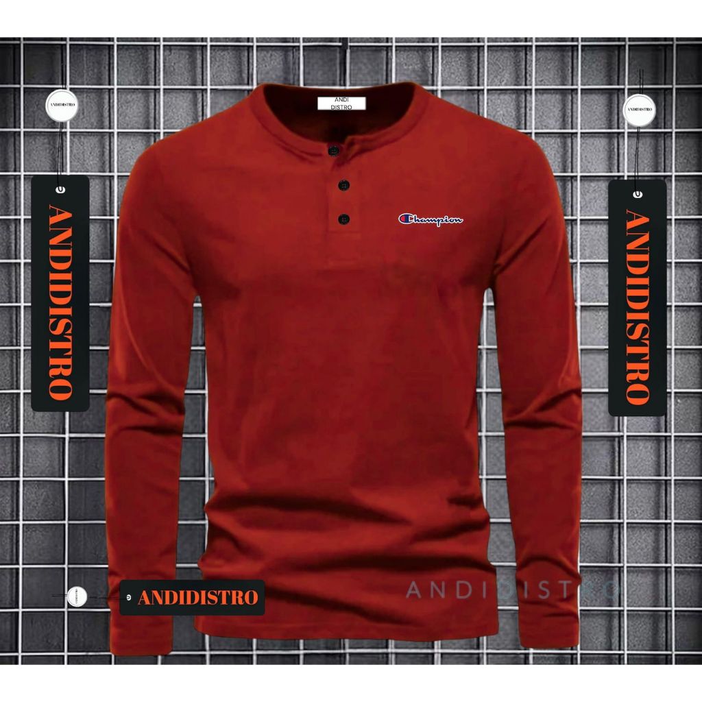 KAOS KANCING TERLARIS LENGAN PANJANG PRIA /KAOS KANCING 3 LENGAN PANJANG