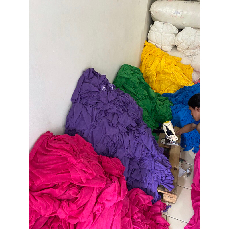 MAJUN WARNA SUPER / KAIN BALL WARNA / KAIN MAJUN WARNA MURAH / LAP MAJUN WARNA MURAH