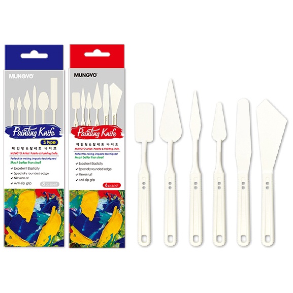 

KODE D4U6 Mungyo Painting Palette Knife Set Art Spatula